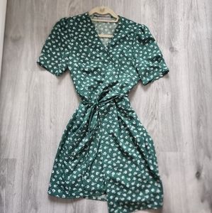 Reformation style wrap dress